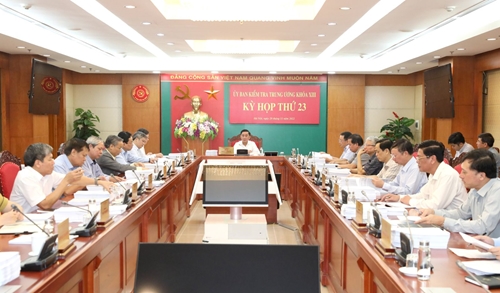 Ủy ban Kiểm tra Trung ương đề nghị thi hành kỷ luật một số cán bộ lãnh đạo, tổ chức đảng